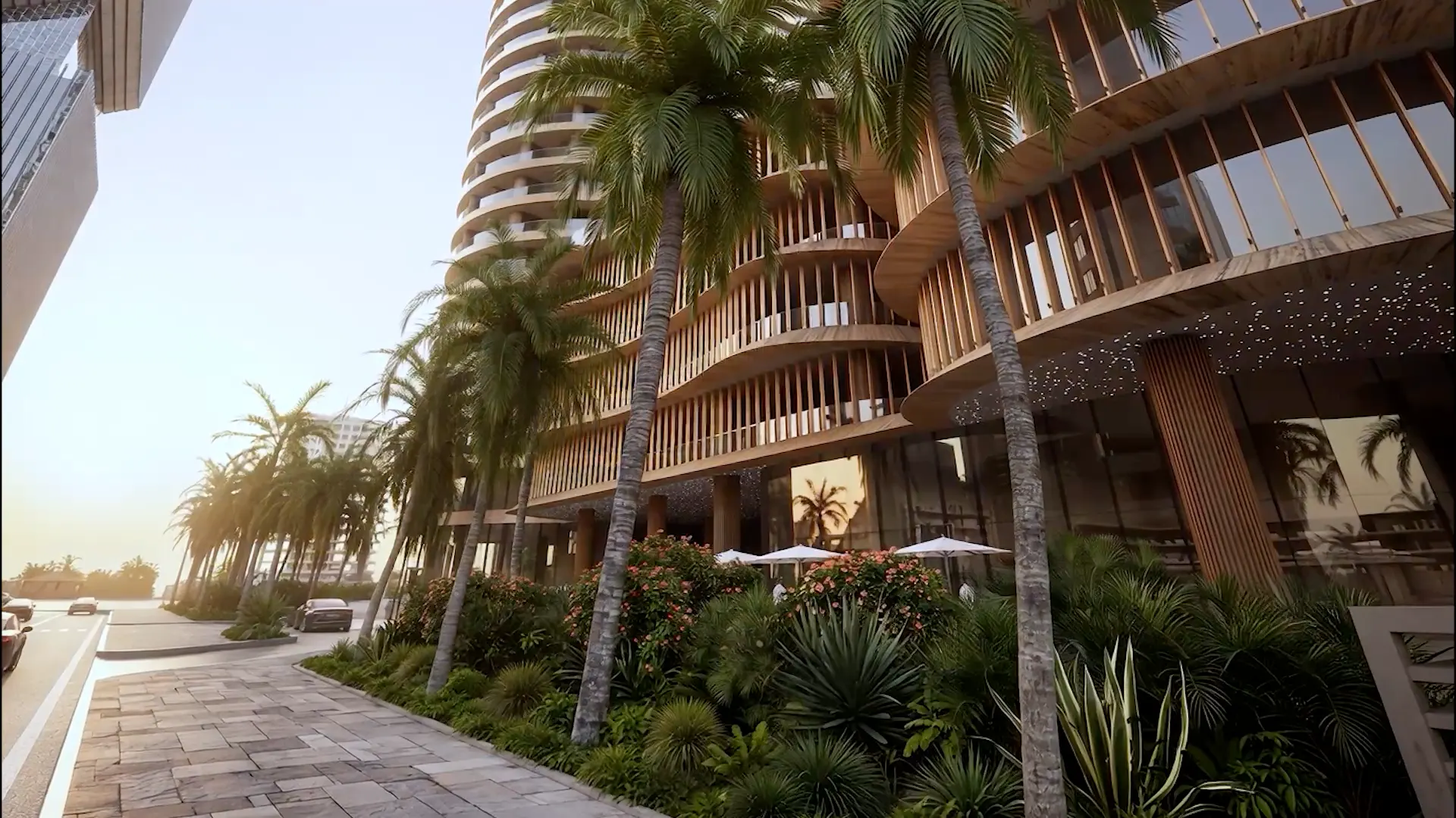 A short film about Burj Urubah: its Salmani architecture, gardens, lobby and daily life
